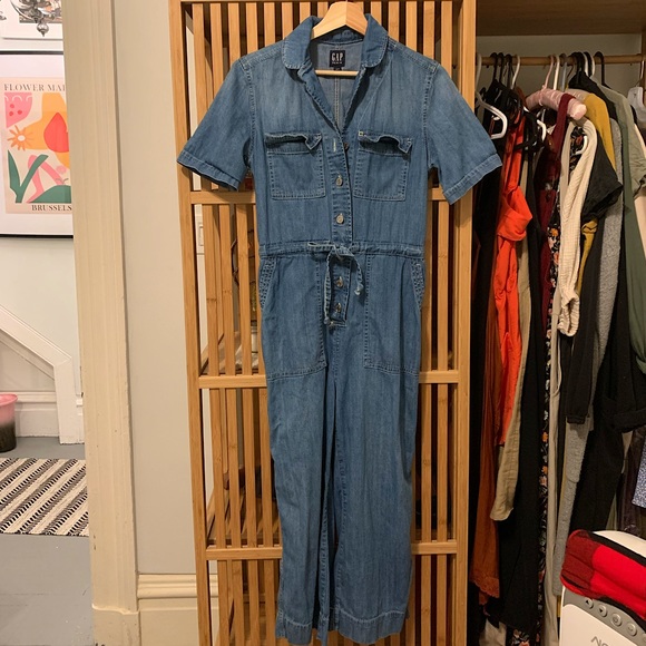 *SOLD*  Gap Denim Jumpsuit - Picture 1 of 4